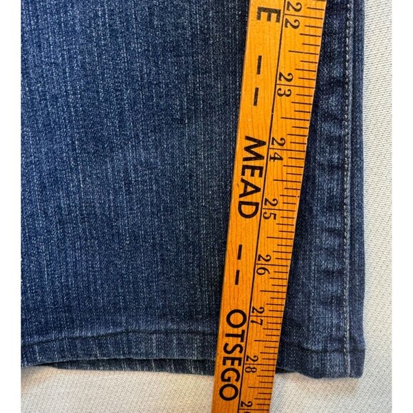 Additions By Chicos Womens Bootcut Jeans Size 14 (2.5) Reg Blue Denim Stretch - Picture 4 of 10